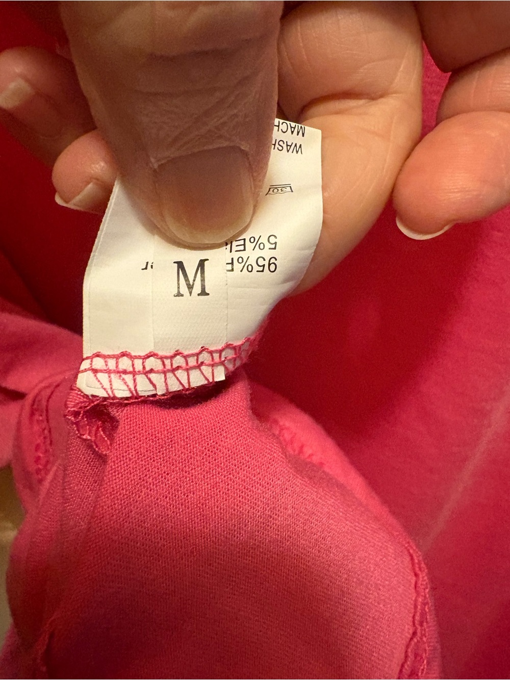 Women's Pink Long-Sleeve Button Hem Blouse - Picture 5 of 5